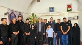 رئیس هییت‌مدیره چادرملو در مراسم بزرگداشت شهید حسین کمالی حضور یافت