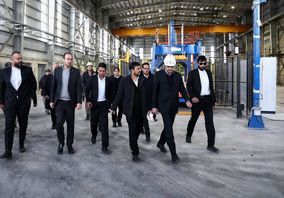 بازدید رئیس هیئت عامل ایمیدرو از کارخانه تولید مفتول مسی ۸ میلی‌متری مجتمع مس سرچشمه/ خودکفایی کشور در تولید مفتول مسی