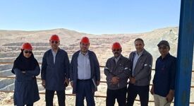 بازدید مدیران حوزه حسابرسی و ارزیابی عملکرد ایمپاسکو از مجتمع انگوران