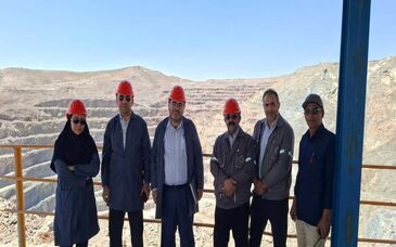 بازدید مدیران حوزه حسابرسی و ارزیابی عملکرد ایمپاسکو از مجتمع انگوران