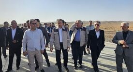 بازدید مدیرعامل اپال کانی پارس و معاون وزیر صمت، نماینده خواف و رشتخوار از ایستگاه راه‌آهن شمتیغ و نقطه صفر مرزی