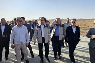 بازدید مدیرعامل اپال کانی پارس و معاون وزیر صمت، نماینده خواف و رشتخوار از ایستگاه راه‌آهن شمتیغ و نقطه صفر مرزی