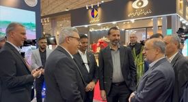 بازدید معاون معدنی وزیر صمت از غرفه چادرملو در متافو تبریز