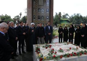 گرامی داشت سالروز خاکسپاری شهدای گمنام فولاد خوزستان