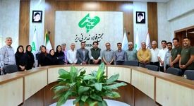 بازدید مهندسان سازمان نظام مهندسی از مجتمع فولاد غدیر نی‌ریز

