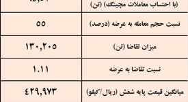 بیشترین حجم و بالاترین قیمت معاملاتی شمش به #کچاد رسید/ نتیجه معاملات شمش فولادی در بورس کالا