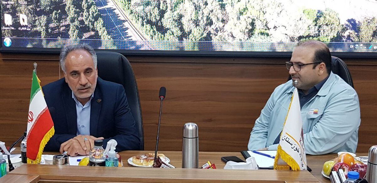  نشست مدیرعامل برق منطقه‌ای استان با مدیرعامل شرکت فولاد خوزستان انجام شد 