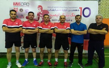 تیم تنیس روی میز فولاد خوزستان مقتدرانه قهرمان دهمین دوره مسابقات ایمیدرو شد
