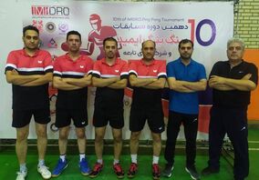 تیم تنیس روی میز فولاد خوزستان مقتدرانه قهرمان دهمین دوره مسابقات ایمیدرو شد