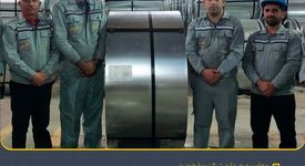 تولید ورق گالوانیزه با عرض ۷۰۰ میلی‌متر در کارخانه شماره ۲ شرکت ورق‌خودرو