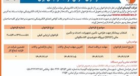 چاپ و انتشار  نوبت اول آگهی فراخوان شرکت آلومینای ایران با موضوع: