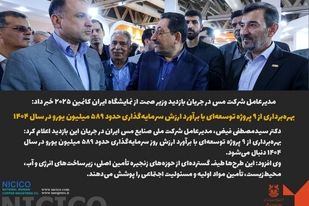 عکس نوشت: بهره‌برداری از ۹ پروژه توسعه‌ای شرکت ملی مس به ارزش ۵۸۹ میلیون یورو در سال ۱۴۰۴