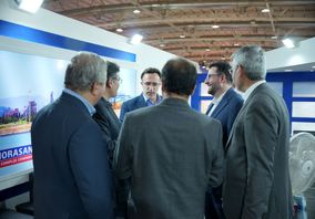 بازدید مدیرکل سازمان صنعت، معدن و تجارت استان خراسان رضوی از غرفه فولاد خراسان در نمایشگاه متافو