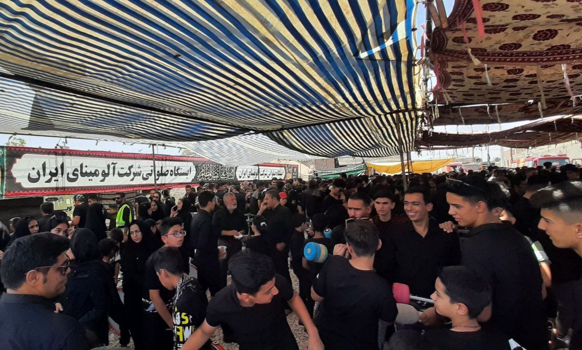 برپایی ایستگاه صلواتی توسط روابط عمومی و امور اجتماعی شرکت آلومینای ایران 