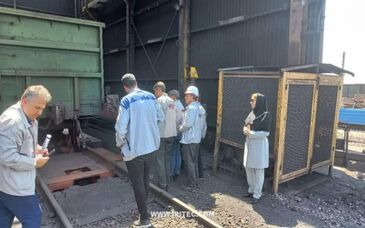 بازدید مدیرعامل ایریتک از پروژهای واگن برگردان ۳ و اکسیژن پلنت ۴ فولاد خوزستان

