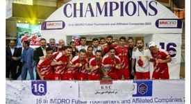 قهرمانی تیم فوتسال فولاد خوزستان در مسابقات ایمیدرو