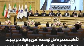 تأکید مدیرعامل توسعه آهن و فولاد بر پیوند صنعت فولاد با اقتصاد دیجیتال در نشست وزیر ارتباطات