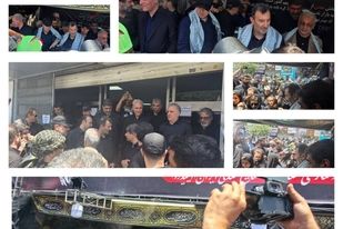 پذیرایی مدیران ارشد ایمیدرو، ایمپاسکو و شرکت ملی فولاد از زائران بدرقه رهبر شهید ایران