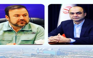 جلسه مشترک مدیرعامل فولاد هرمزگان با مدیرعامل بانک ملت
