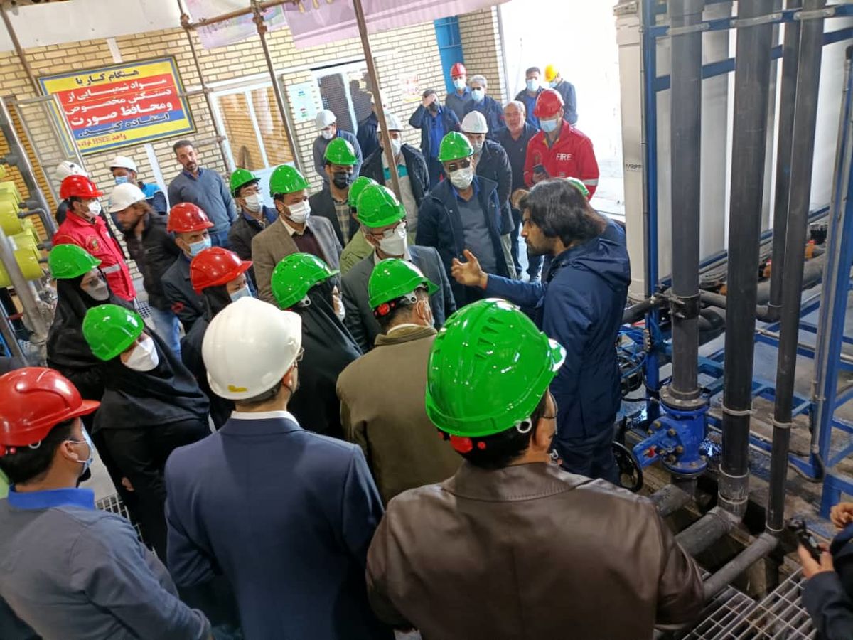 نخستین تصفیه خانه صنعتی کشور با روش DAF در شرکت احیا استیل بافت افتتاح شد