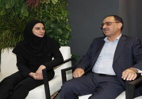 حضور فرهاد طهماسبی، نائب رئیس دوم کمیسیون صنایع و معادن مجلس شورای اسلامی در غرفه ایمیدرو

