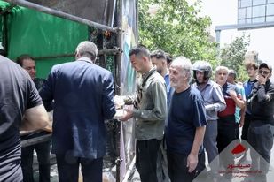 حضور پرشور و خدمت رسانی گسترده موکب صبانور به هموطنان و زائران عزیز در آیین بزرگداشت و تشییع رهبر شهید امت