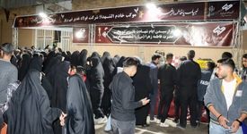 حضور شرکت فولاد غدیر نی‌ریز در آیین تشییع پیکر مطهر شهید گمنام