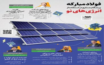 فولادینفو: فولاد مبارکه پیشگام صنایع در استفاده از انرژی‌های نو