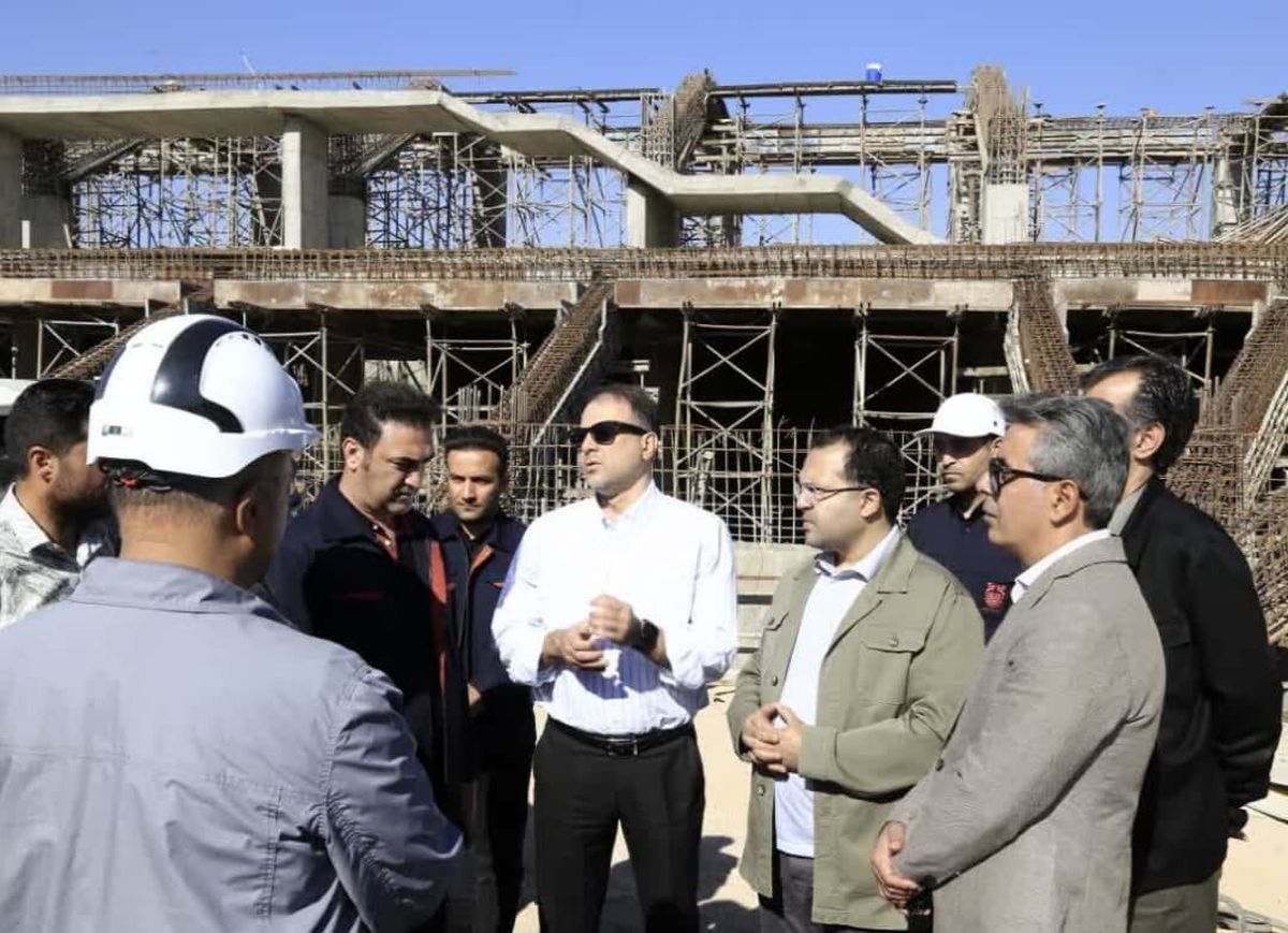 بازدید مدیرعامل شرکت ملی صنایع مس ایران از پروژه احداث کمپ ورزشی ورزقان