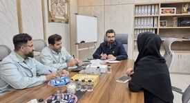 دیدار چهره به چهره قائم مقام مدیر عامل در امور اداری و مالی با کارکنان شرکت فولاد خوزستان