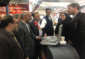 بازدید محمدرضا موثقی نیا، رئیس هیات عامل ایمیدرو از پنجمین جشنواره و نمایشگاه ملی فولاد ایران