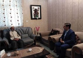 دیدار دکتر بادکوبه مدیرعامل با حجت‌الاسلام والمسلمین حاج آقای نوری نماینده محترم ولی‌فقیه در استان خراسان شمالی