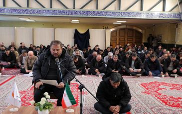 برگزاری مراسم پرفیض زیارت عاشورا  در محل شرکت آلومینای ایران