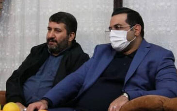 دیدار مدیرعامل مجتمع فولاد غدیر نی ریز با خانواده شهید افسر
