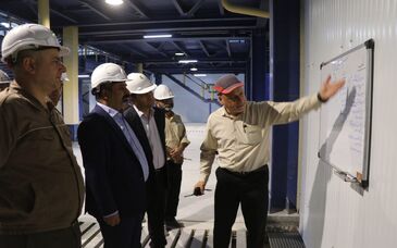 بازدید دکتر شه بخش از کارخانه تولید هیدرات های ویژه