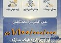رکوردشکنی فولاد مبارکه در سال سخت ۱۴۰۴؛ خلق بیش از ۱.۱ میلیارد دلار ارزش اقتصادی
