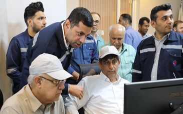 بازدید استاندار هرمزگان از شرکت صبا فولاد خلیج فارس