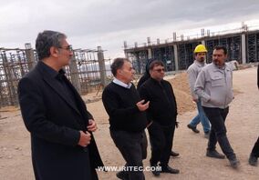 بازدید مدیرعامل ایریتک از پروژه فولاد اقلیـد


