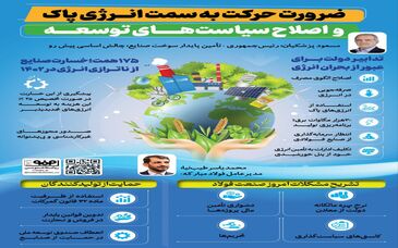 فولادینفو: ضرورت حرکت به سمت انرژی پاک و اصلاح سیاست‌های توسعه