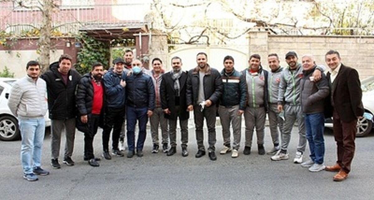 عیادت پرسپولیسی‌ها از پروین