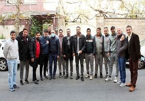 عیادت پرسپولیسی‌ها از پروین