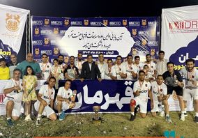 تیم مجتمع مس سرچشمه رفسنجان، قهرمان فوتبال هفت نفره ایمیدرو شد