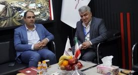 بازدید مدیر کل دفتر نظارت بر وزارت صمت از غرفه صبانور

