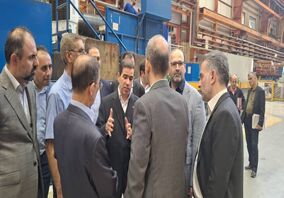 دیدار رئیس هیات مدیره و مدیرعامل شرکت فولاد خوزستان با مدیرعامل گروه مپنا