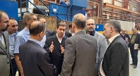 دیدار رئیس هیات مدیره و مدیرعامل شرکت فولاد خوزستان با مدیرعامل گروه مپنا