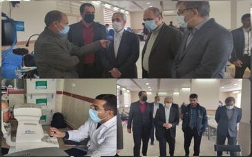 بازدید فرمانده بسیج ادارات از اردوی جهادی شرکت مس در ورزقان
