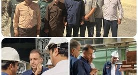  بازدید مدیرعامل شرکت ملی مس از واحدهای تولیدی مجتمع مس شهربابک