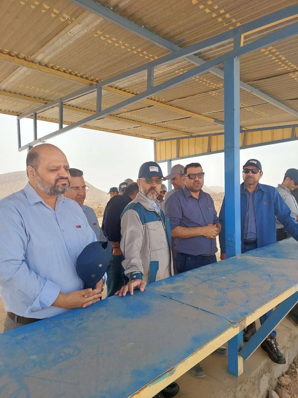 بازدید مدیر نظارت ایمپاسکو از مجتمع سنگ آهن جلال‌ آباد زرند