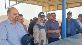 بازدید مدیر نظارت ایمپاسکو از مجتمع سنگ آهن جلال‌ آباد زرند