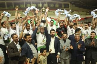 پیام دکتر احمدی در پی کسب قهرمانی تیم والیبال فولاد غدیر نی‌ریز در سوپر لیگ والیبال فارس

